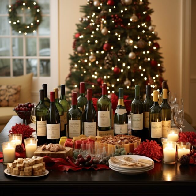 lokka8754_Create_a_wine_tasting_room_with_Christmas_wine_labels_1e0c7abd-8364-4a74-b9d0-a90991dc16cc