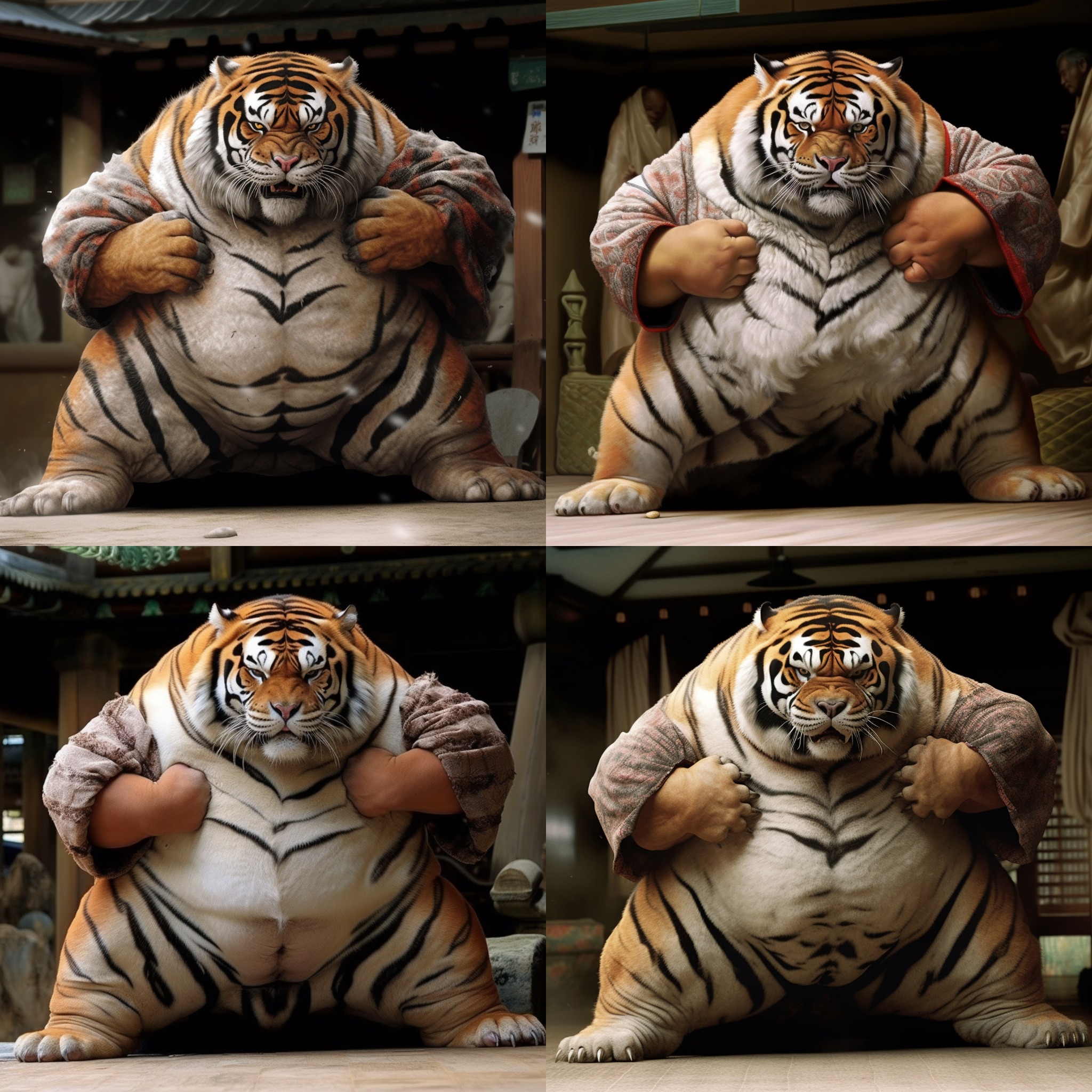 The sumo version of the tiger
