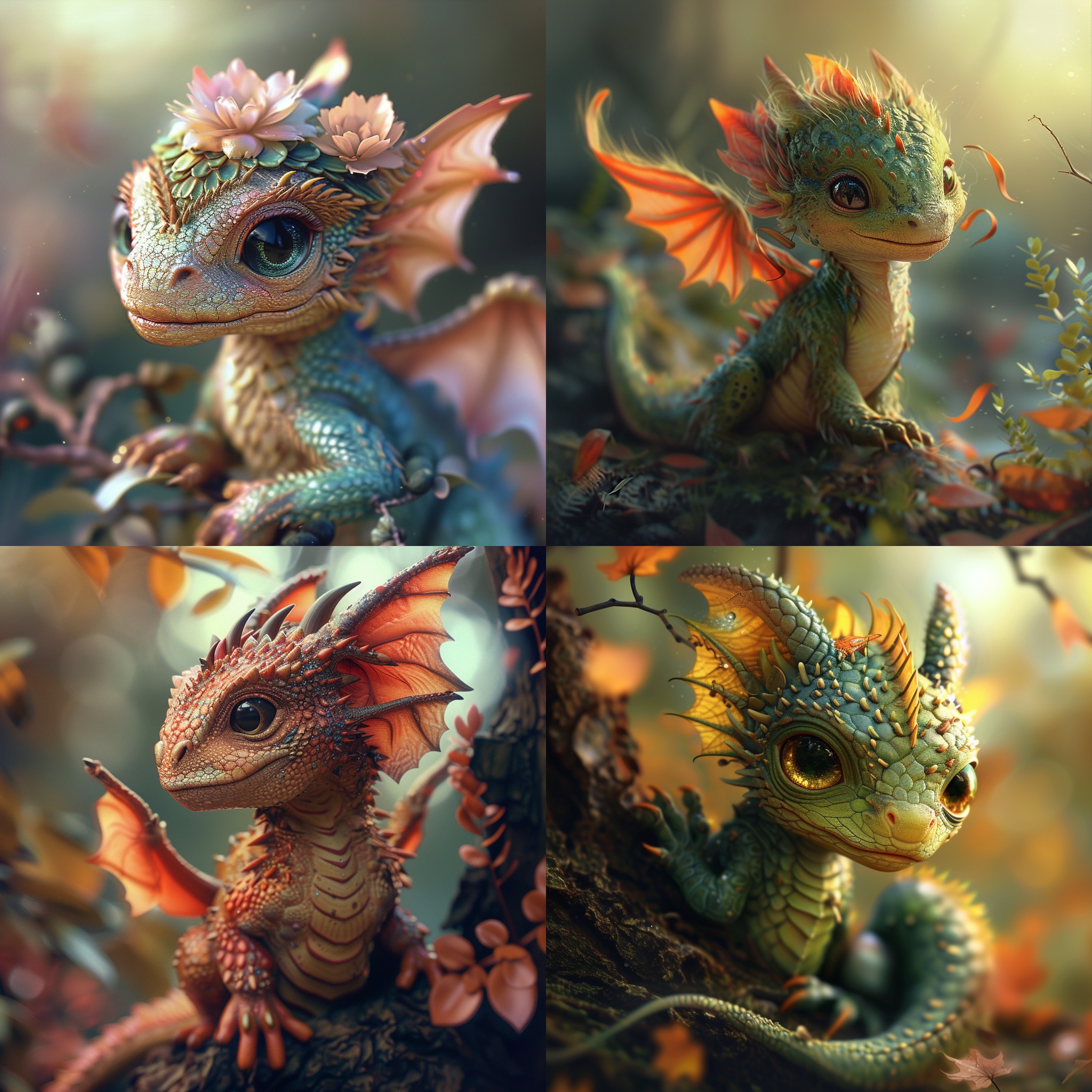 Lovely dragon baby